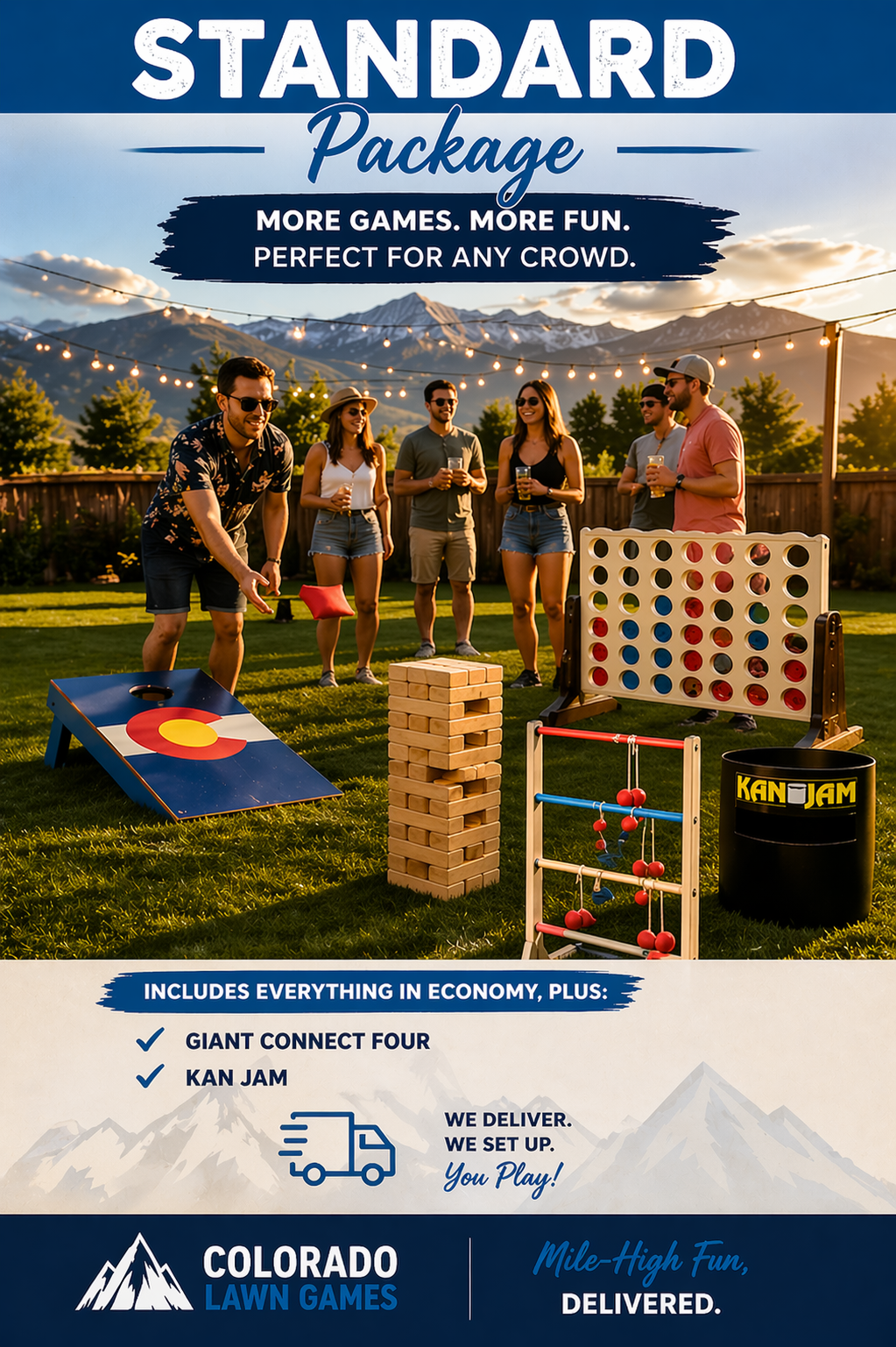 STANDARD PARTY PACKAGE